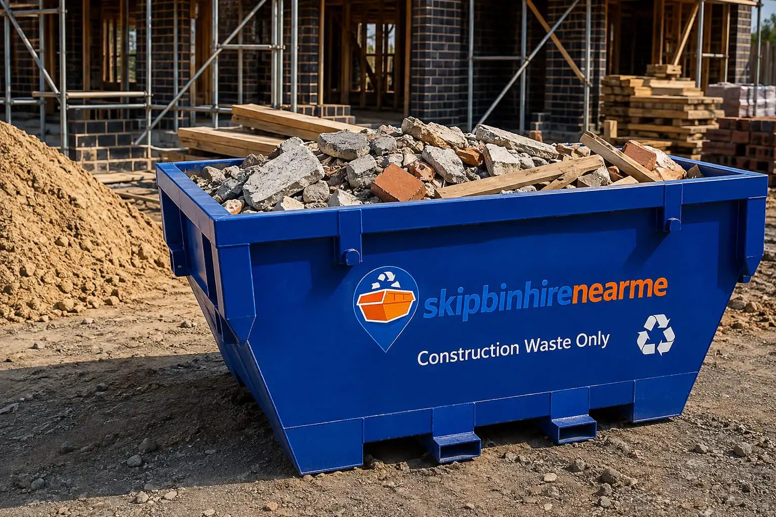Construction skip bin hire for renovation and building waste